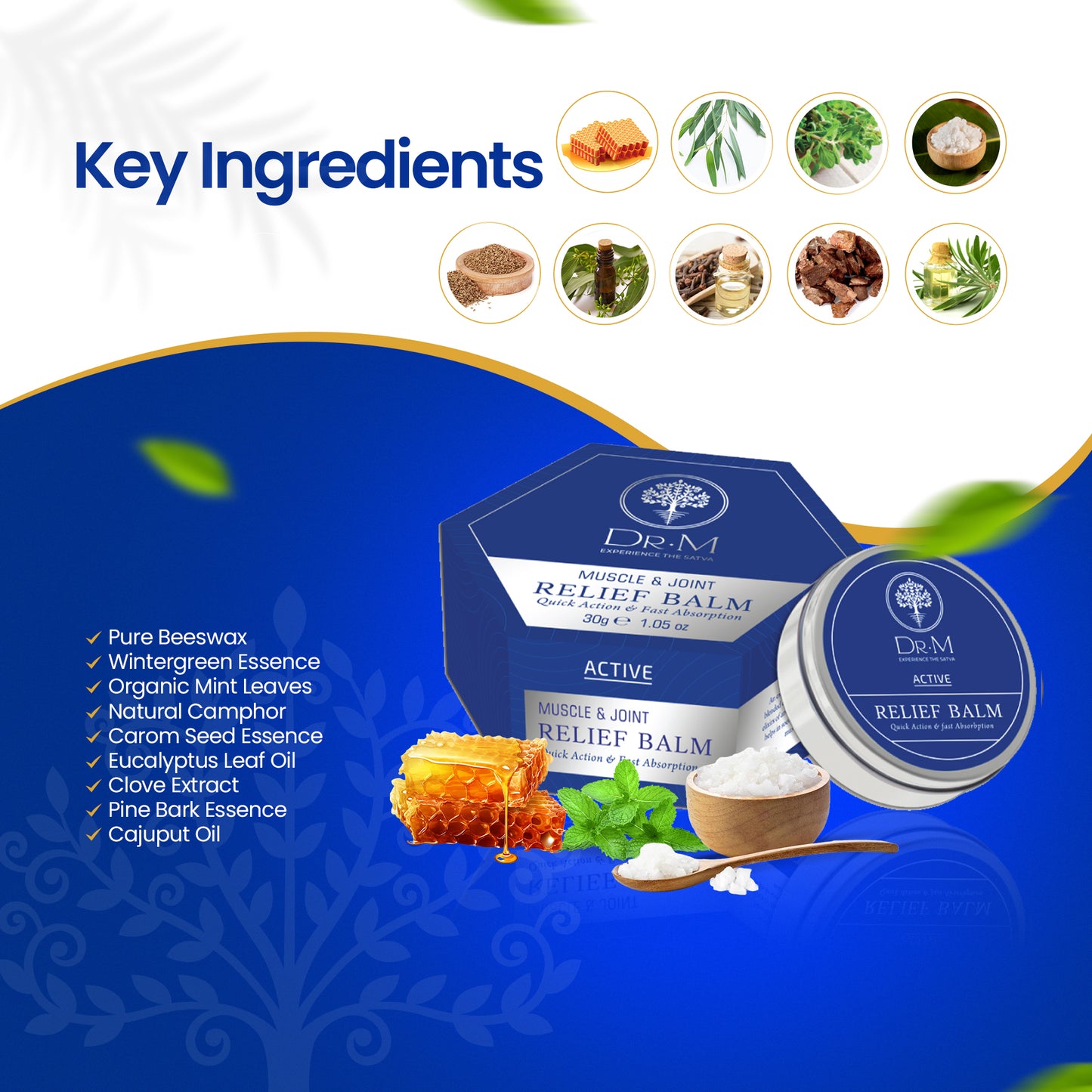 Active Muscle & Joint Relief Balm 30 GM